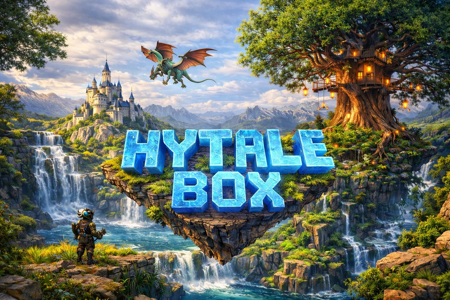 Discovery splash banner for Hytale Box š„ Discord server