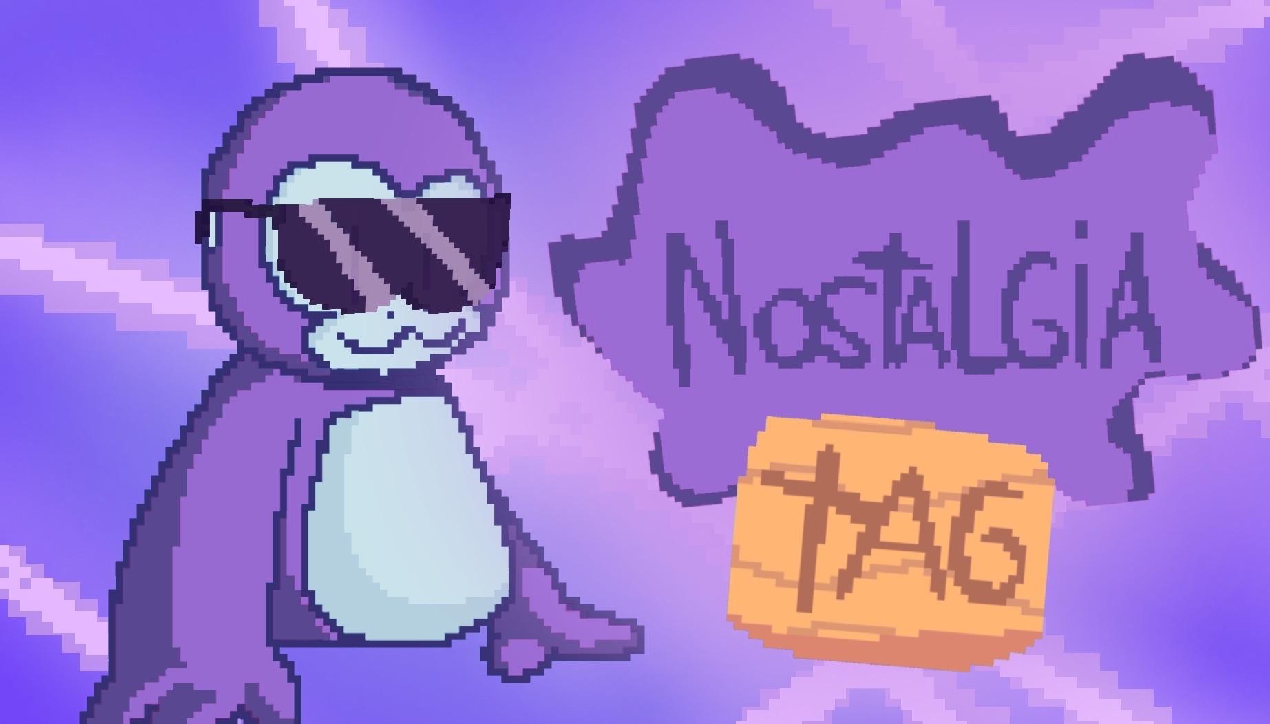 Discovery splash banner for Nostalgia Tag Discord server