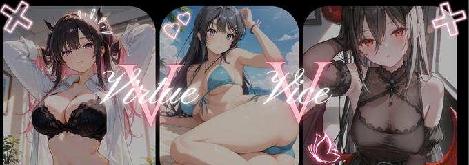 Discovery splash banner for Vice & Virtue Discord server