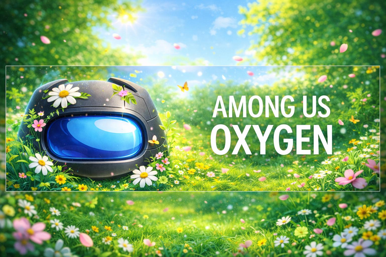 Discovery splash banner for Oxygen | Among Us Discord server
