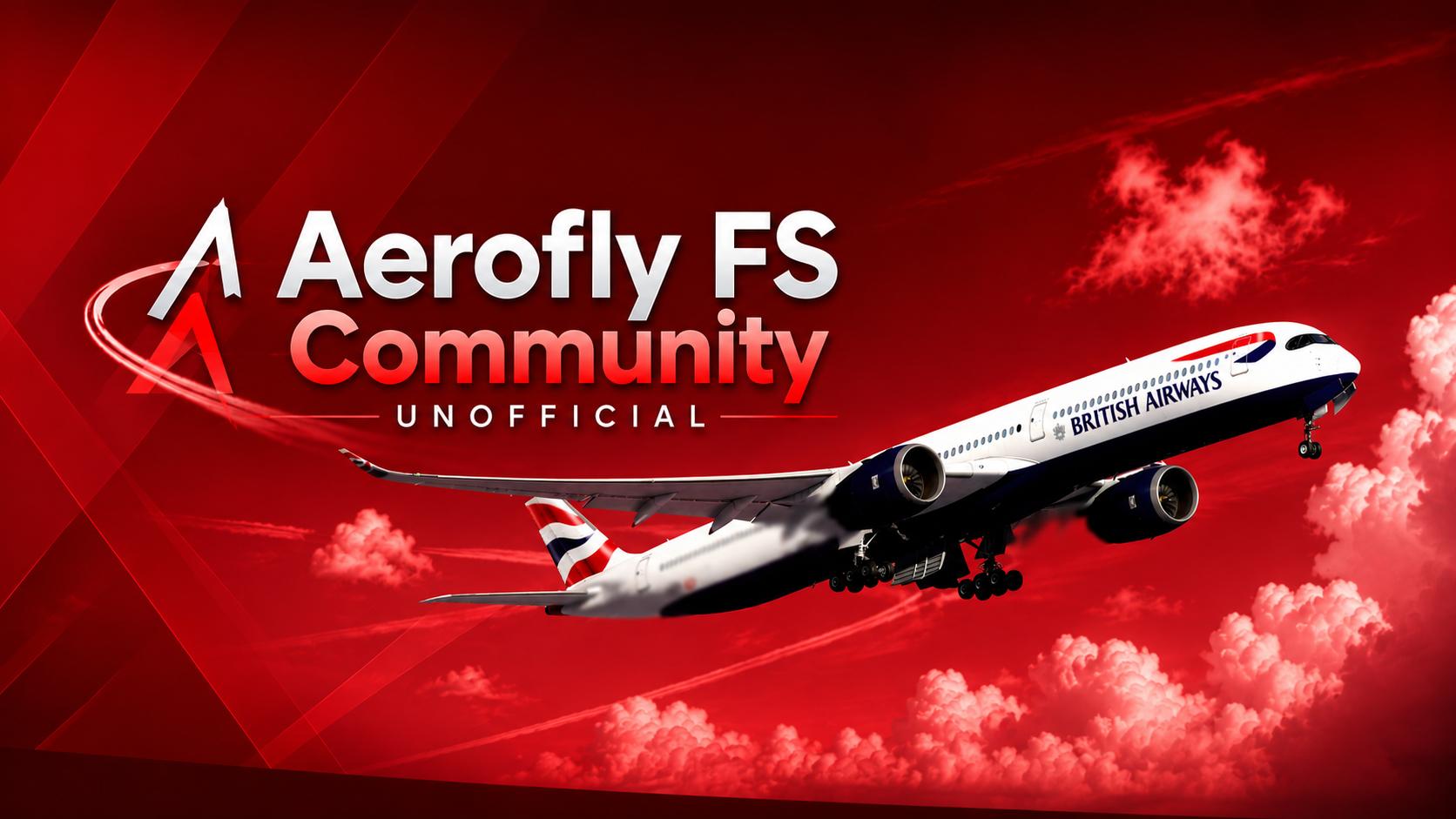 Discovery splash banner for Aerofly FS Community Discord server
