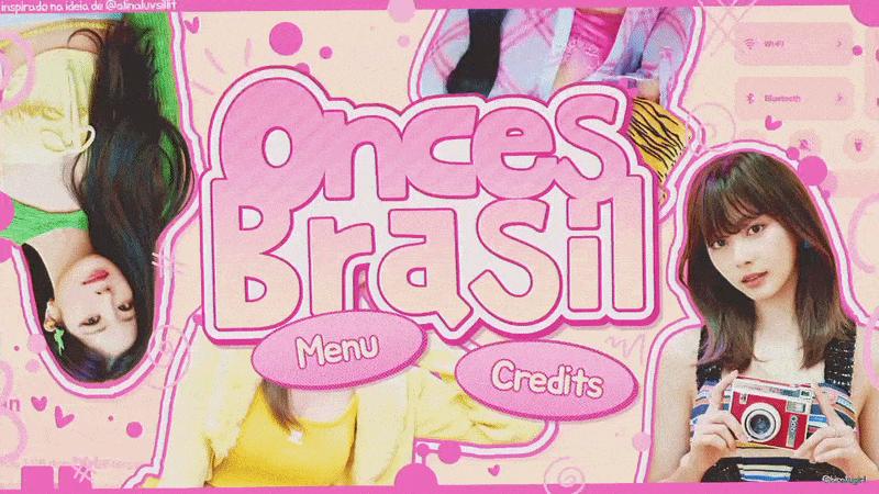 Discovery splash banner for TWICE 🍭 ONCEs Brasil Discord server