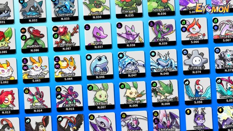 Discovery splash banner for Evomon | Official Discord server