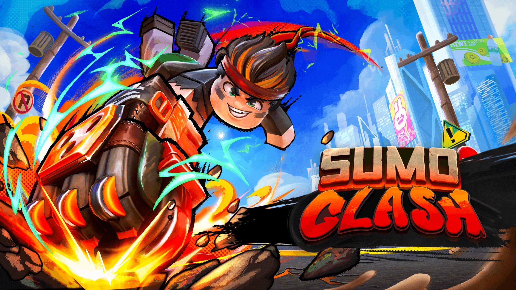 Discovery splash banner for Sumo Clash Discord server