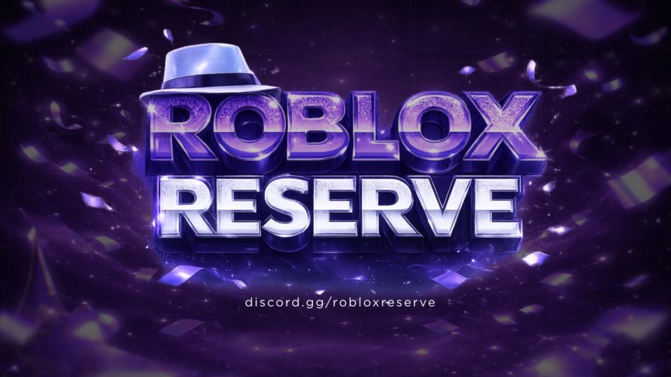 Discovery splash banner for Roblox Reserve | Robux & Nitro Giveaways + Chatting + Emojis Discord server