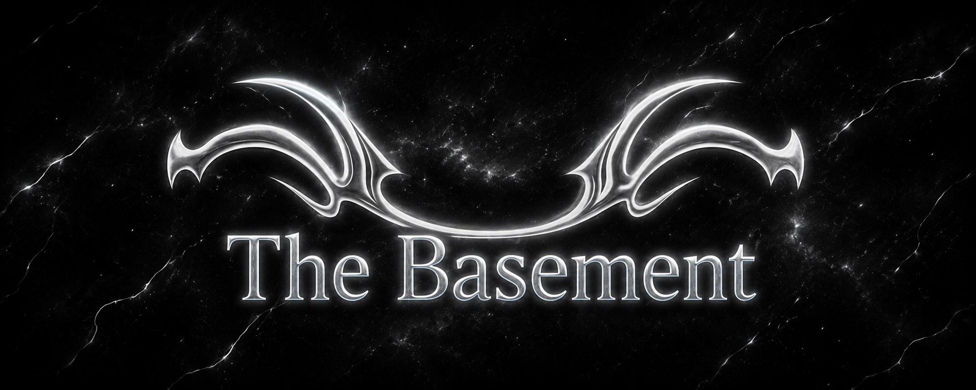Discovery splash banner for The Basement Discord server
