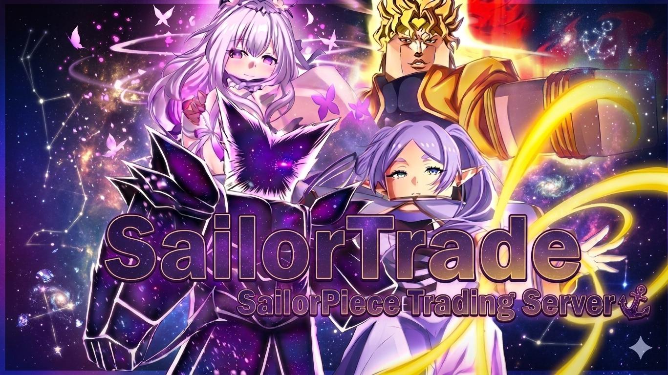 Discovery splash banner for ✦ Sailor piece Discord server