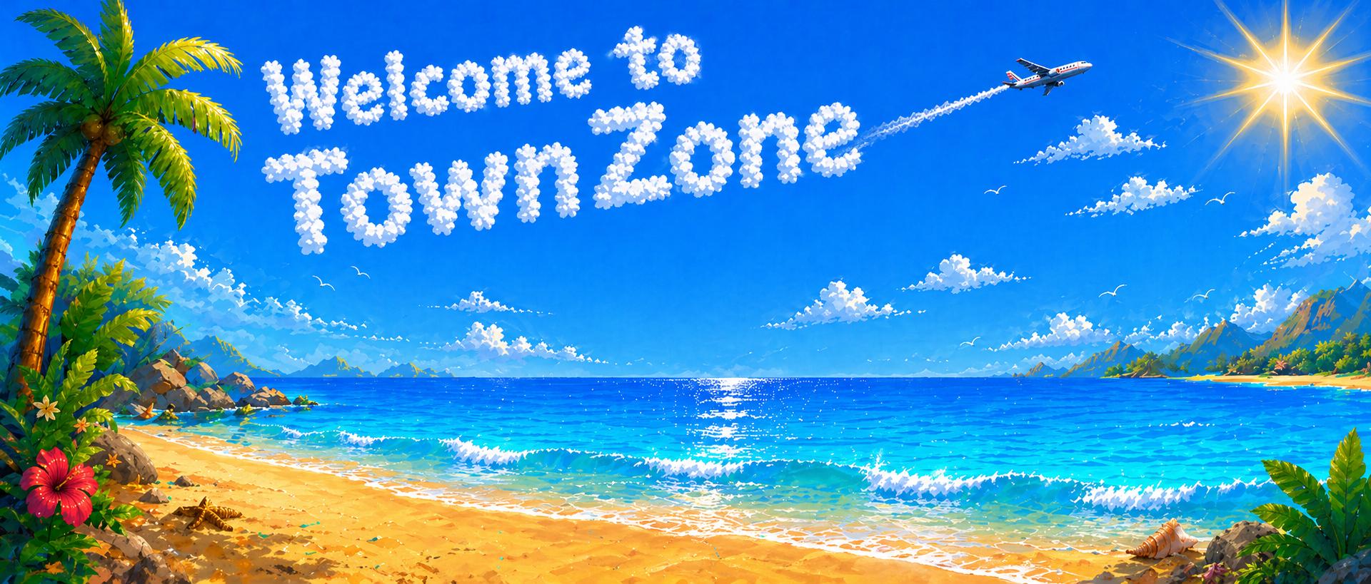 Discovery splash banner for TownZone Discord server