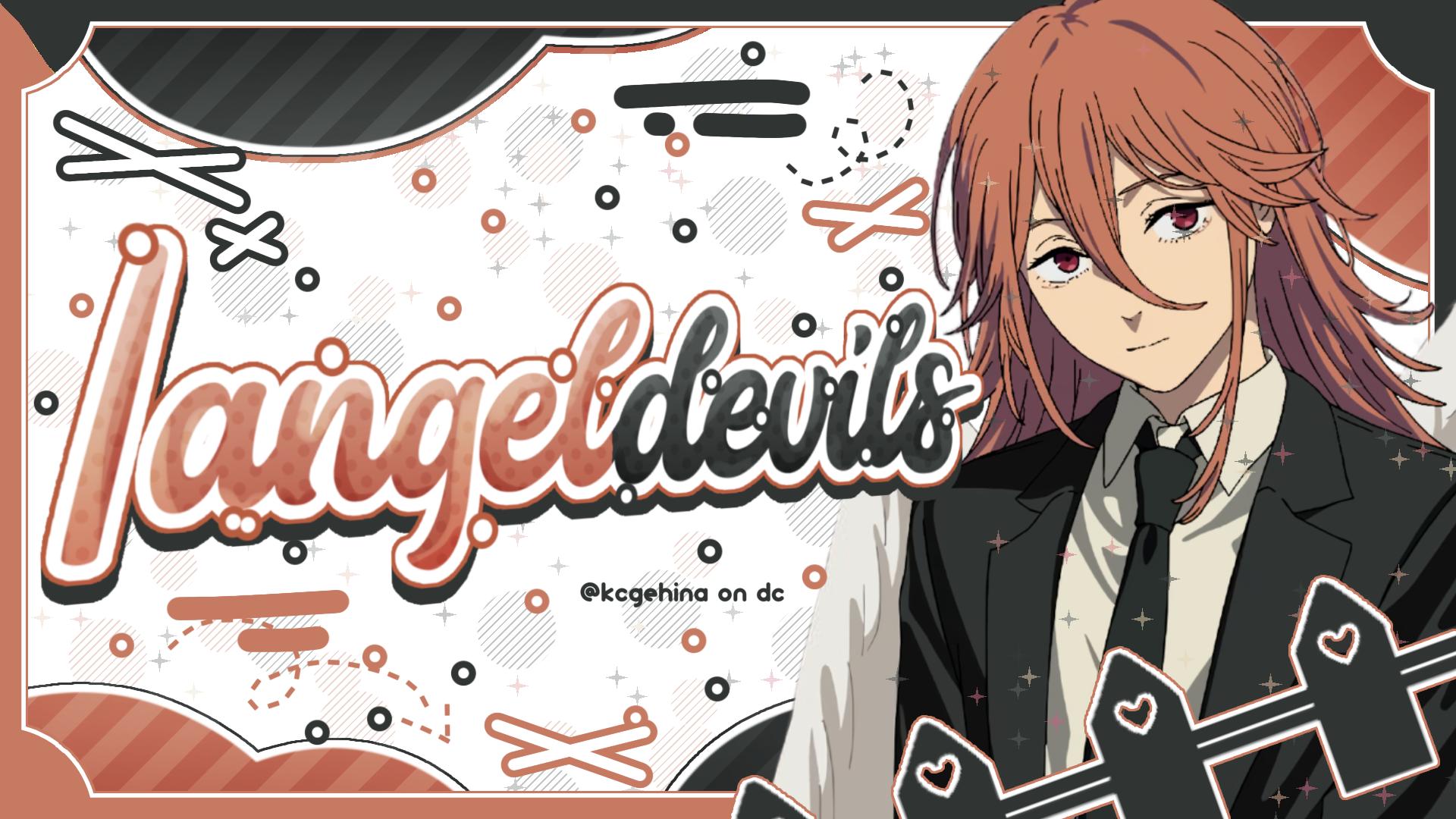 Discovery splash banner for ౿ ݁ . /αᥒgꫀlძꫀvil ⟡ Chainsaw Man ⟡ Gws & Scl ⟡ Angel Devil Discord server