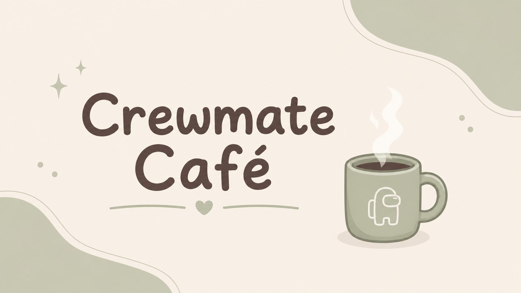 Discovery splash banner for Crewmate Café Discord server