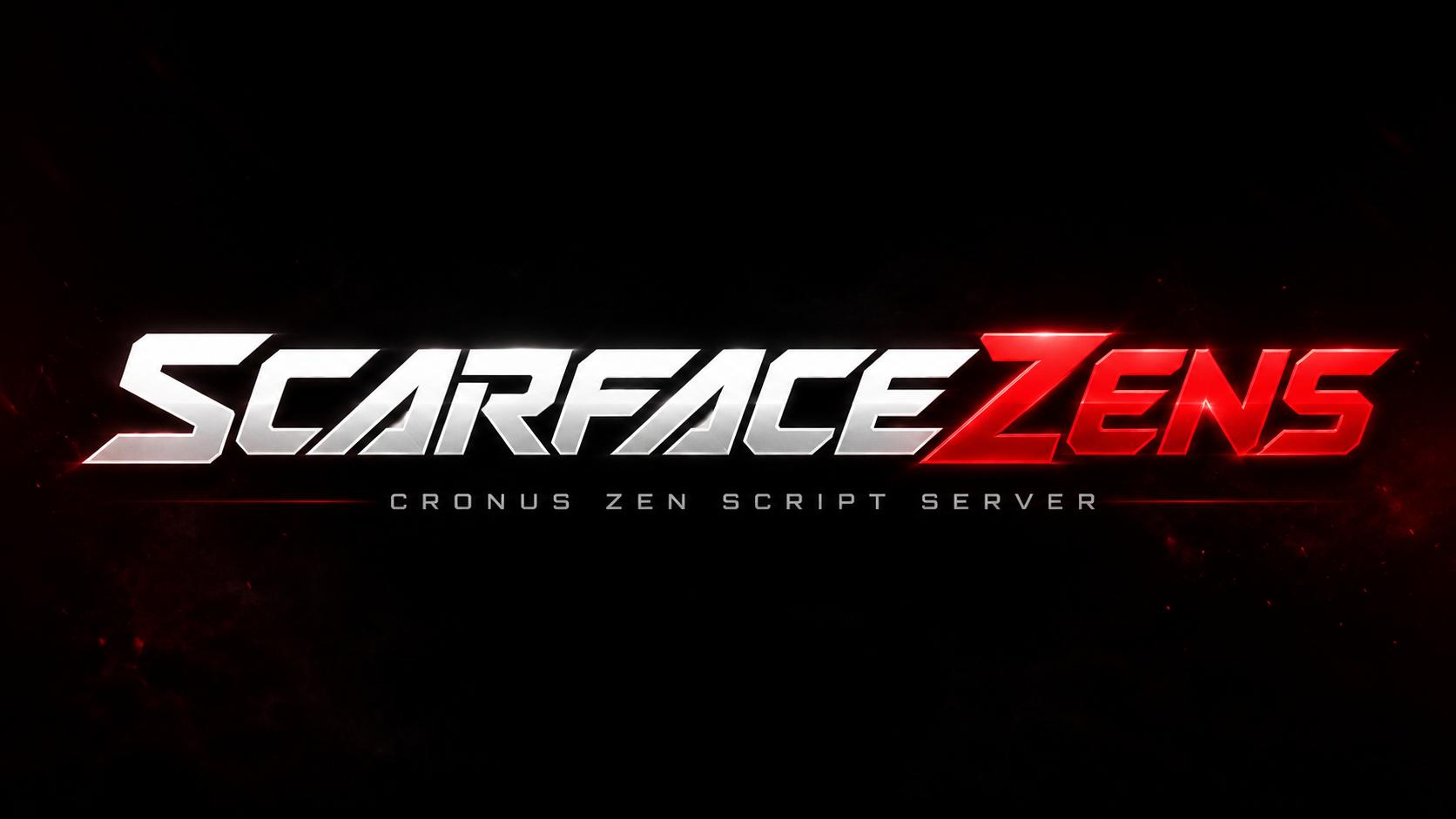 Discovery splash banner for Scarface Zens | Free + Paid Cronus Zen Scripts Discord server
