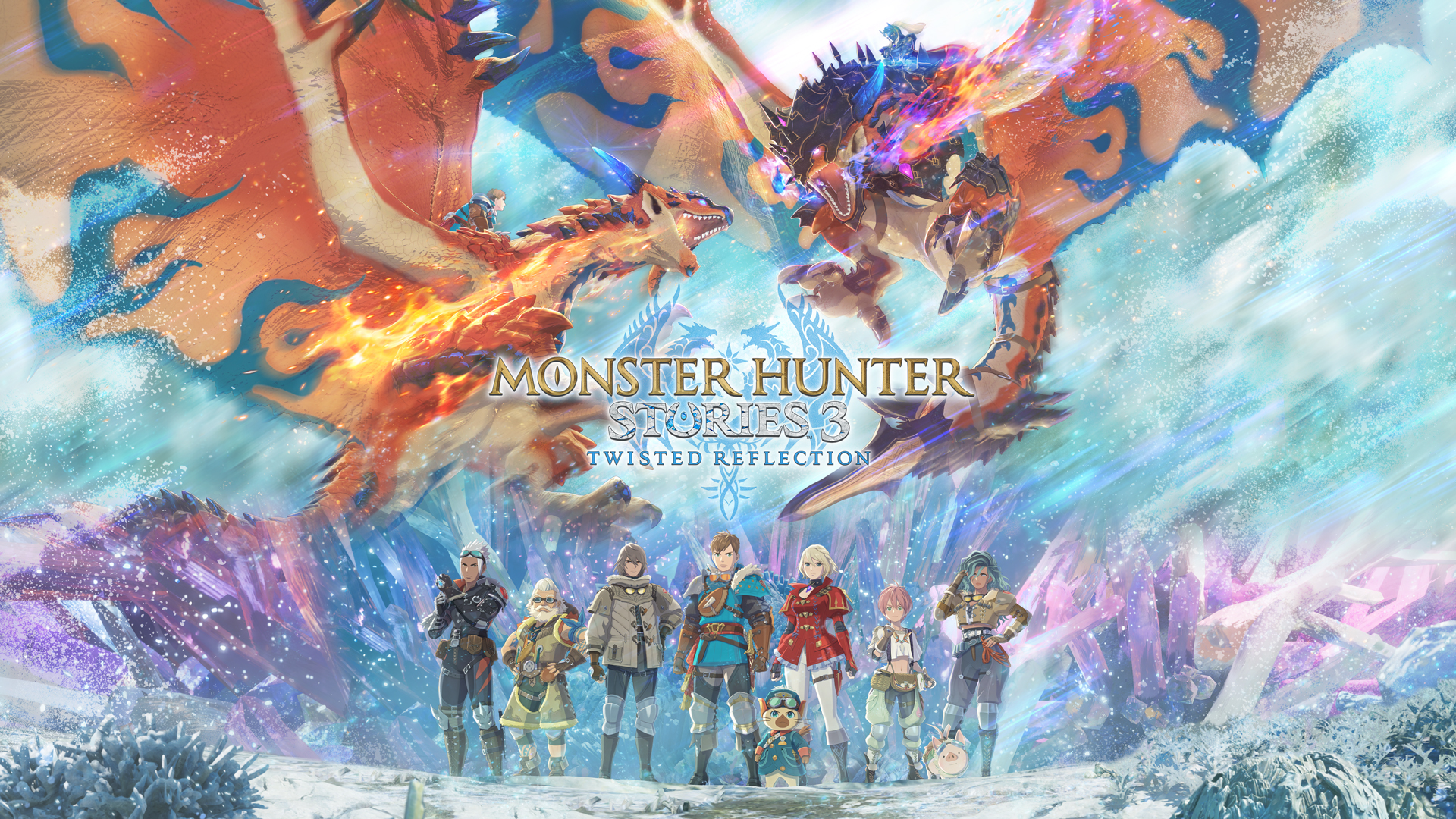 Discovery splash banner for Monster Hunter FR Discord server