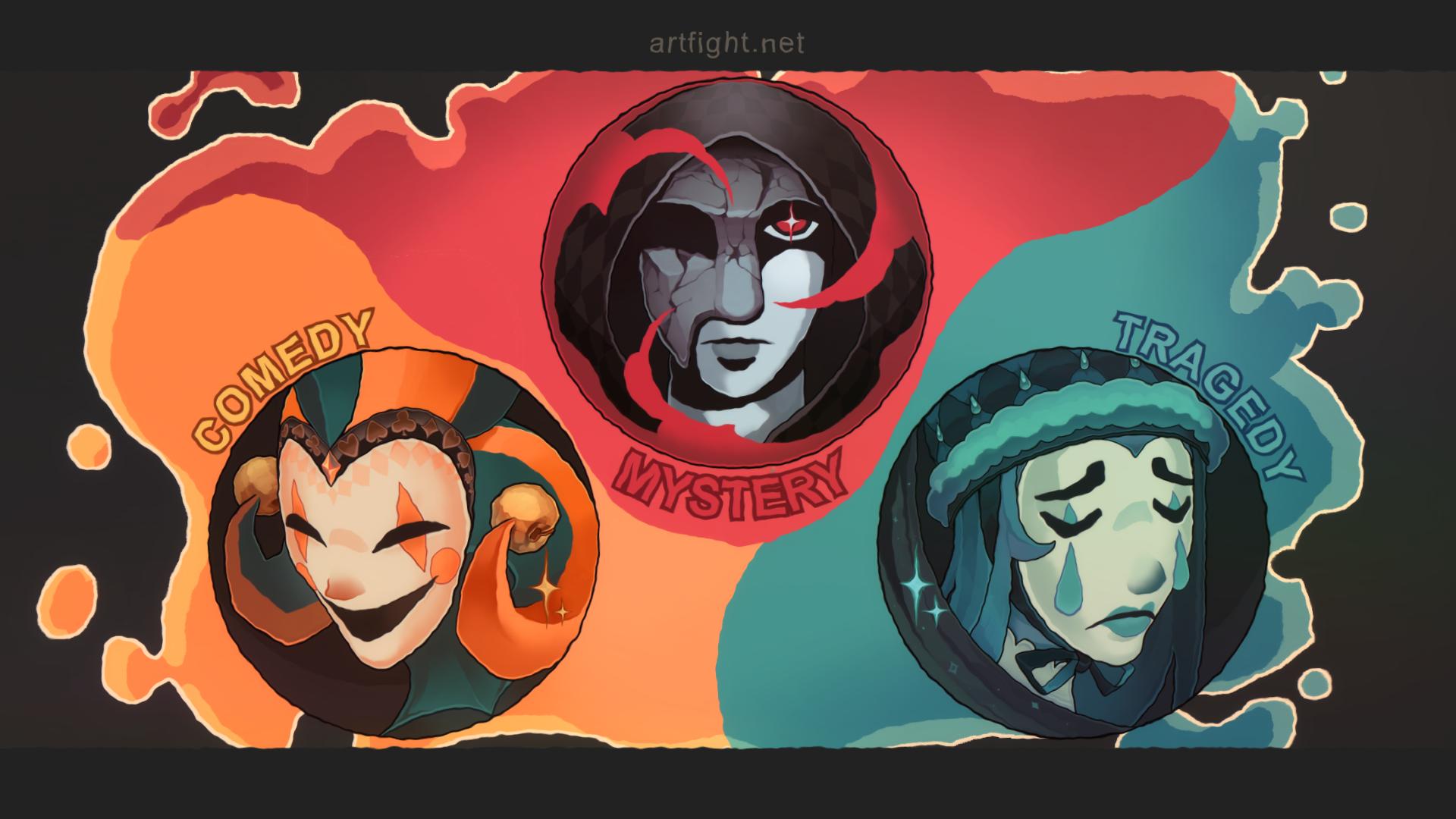 Discovery splash banner for Art Fight Discord server