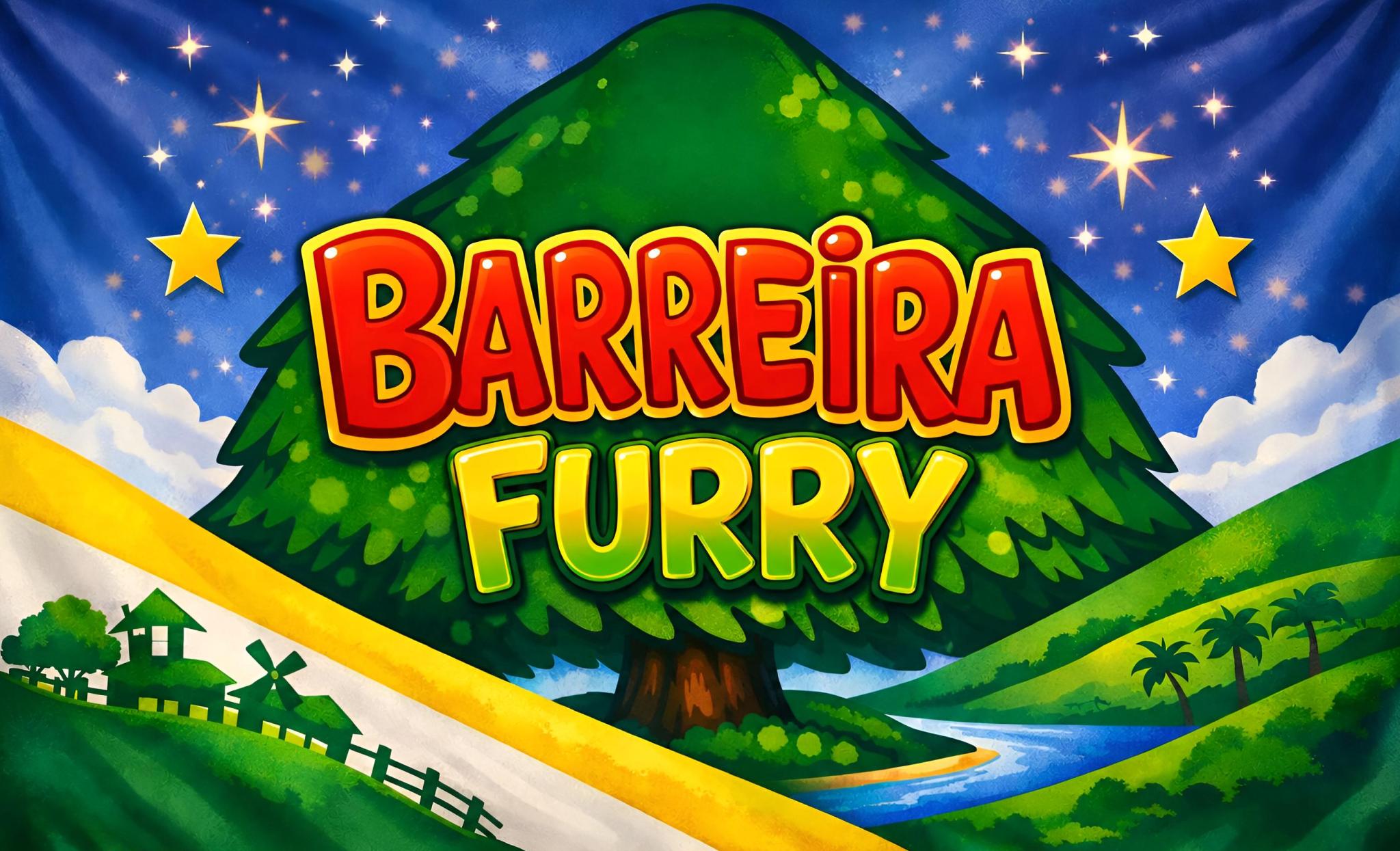 Discovery splash banner for Barreira Furry Brasil - VRChat Discord server