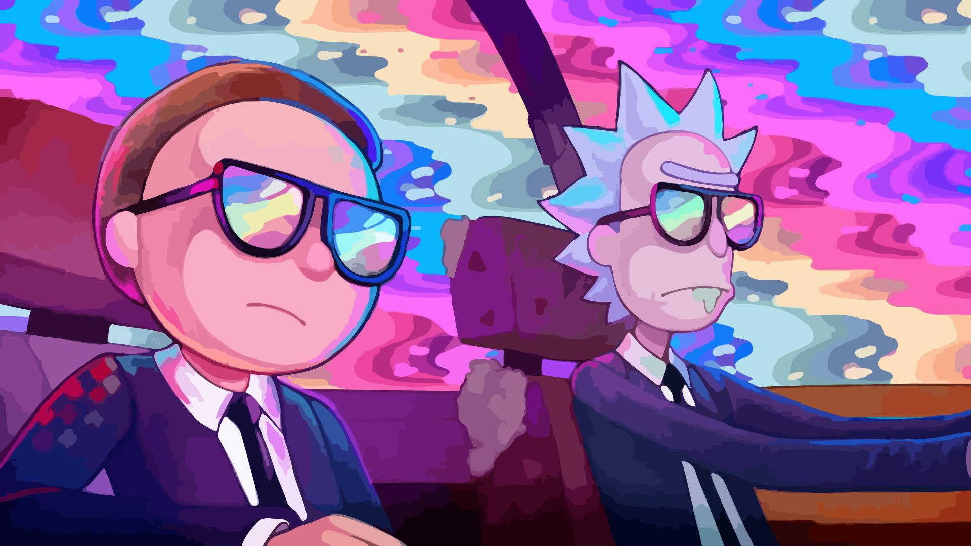 Discovery splash banner for Rick And Morty Discord server