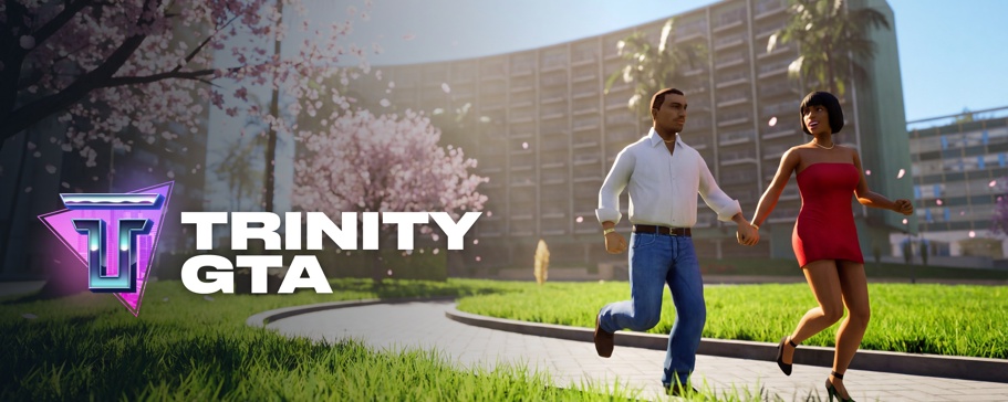 Discovery splash banner for Trinity RolePlay #1 Discord server