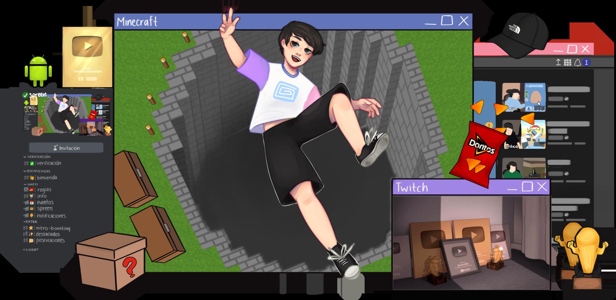 Discovery splash banner for Spreen Discord server
