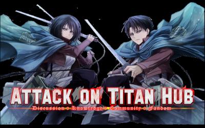 Discovery splash banner for Attack on Titan Hub Discord server