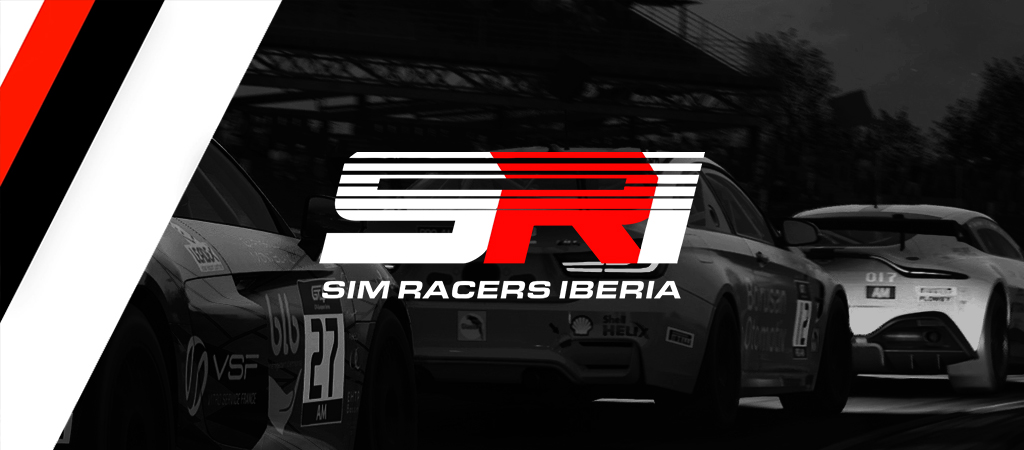 Discovery splash banner for Sim Racers Iberia | SRI Discord server