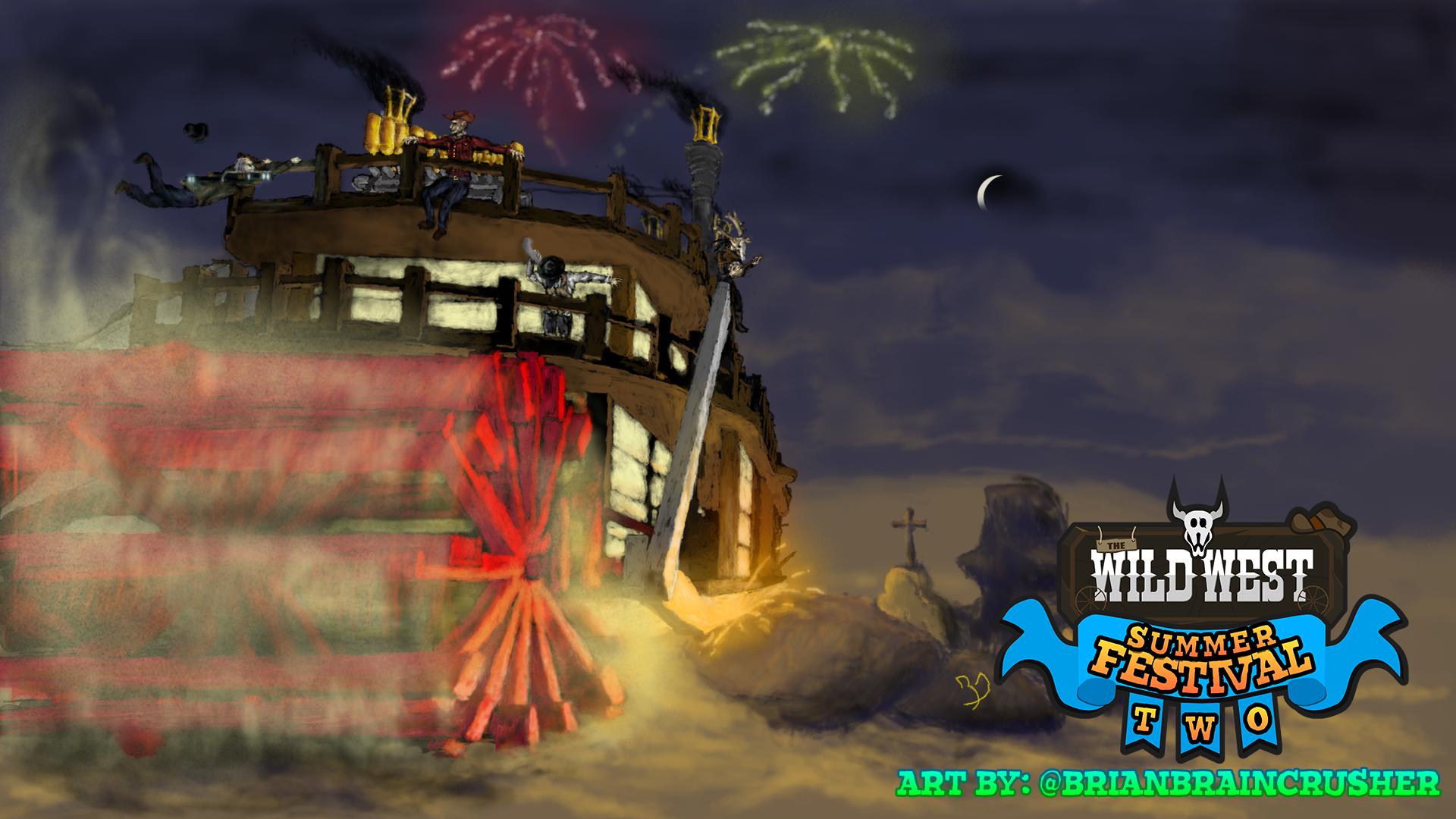 Discovery splash banner for The Wild West Discord server