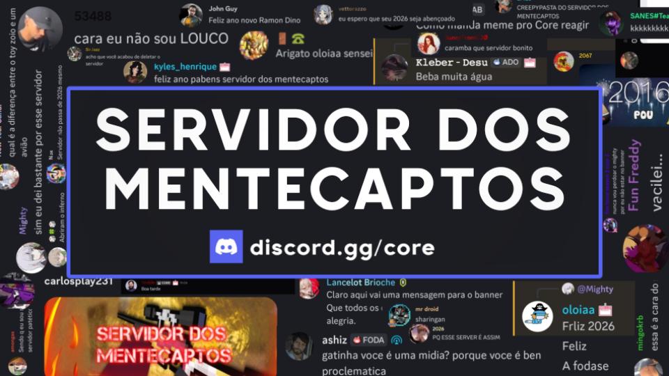 Discovery splash banner for Servidor dos Mentecaptos Ingleses Discord server