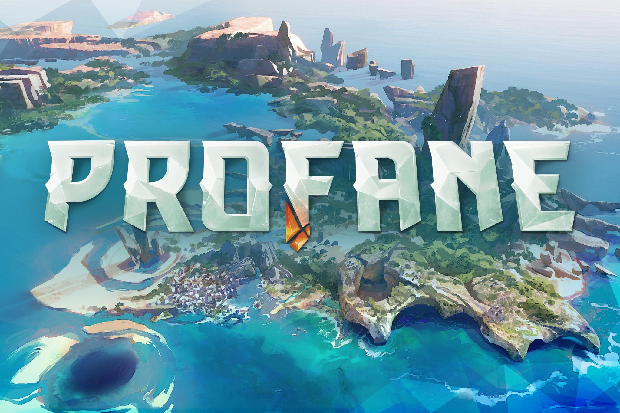 Discovery splash banner for Profane Discord server
