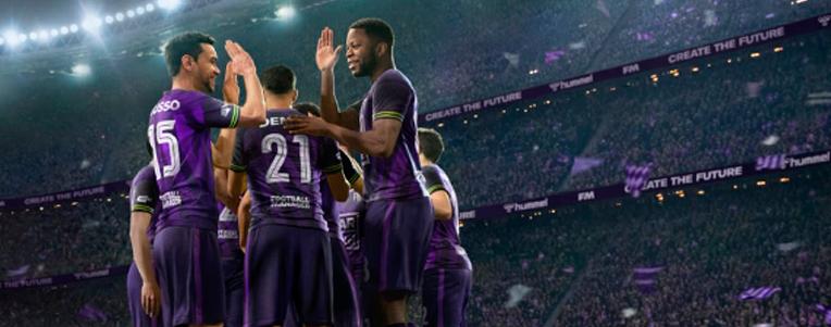 Discovery splash banner for Football Manager Portugal Discord server