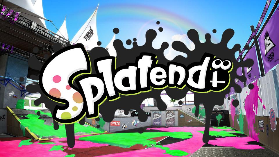 Discovery splash banner for Splatendo™ (Splatoon 2 + Splatoon 3 + Splatoon Raiders + Nintendo Switch 2) Discord server