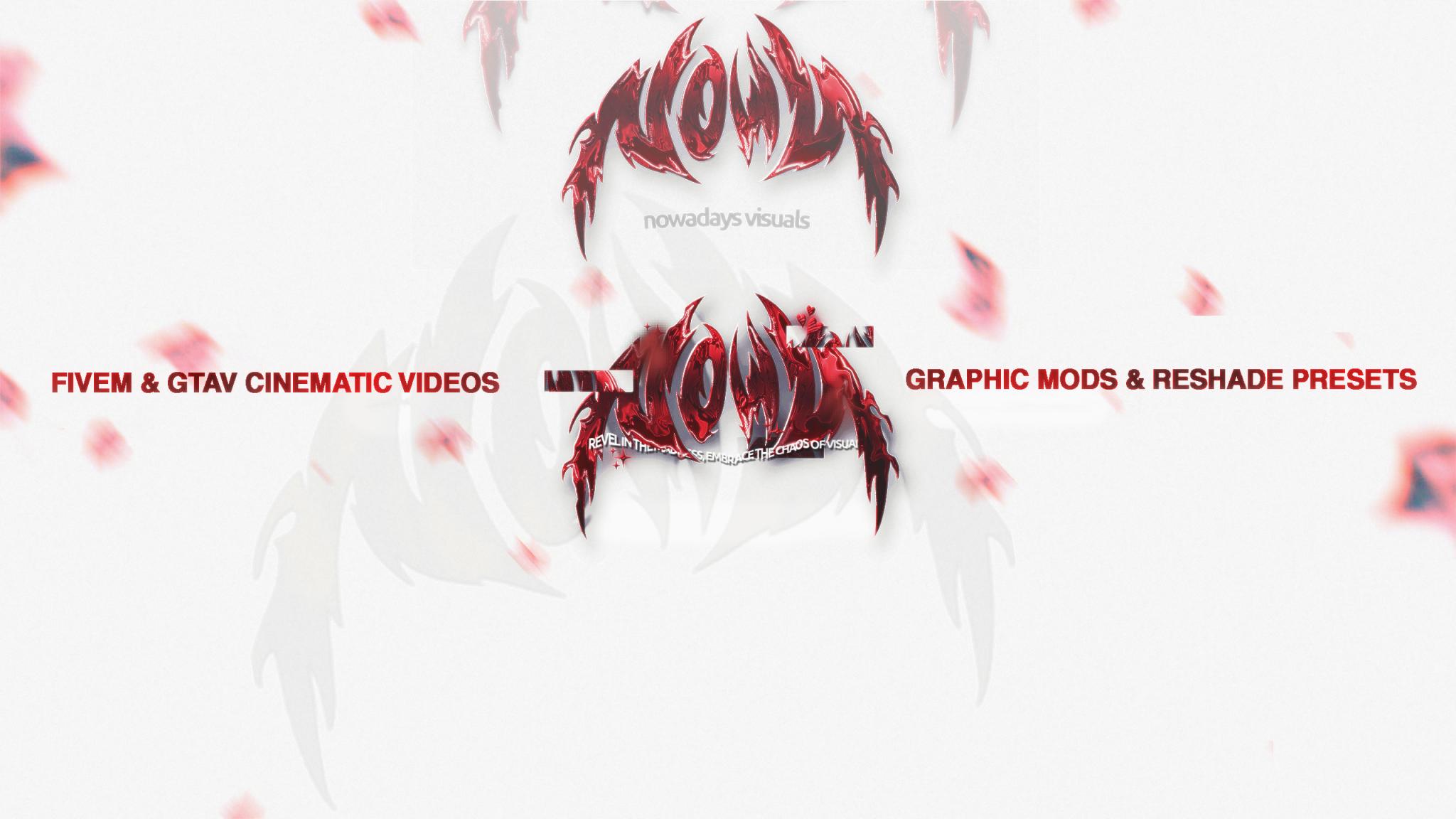 Discovery splash banner for Nowadays Visuals Discord server