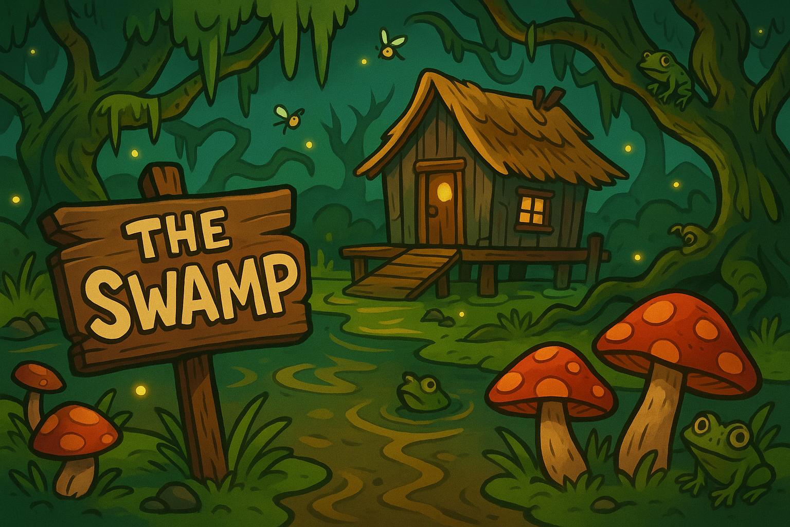 Discovery splash banner for The Swamp Discord server
