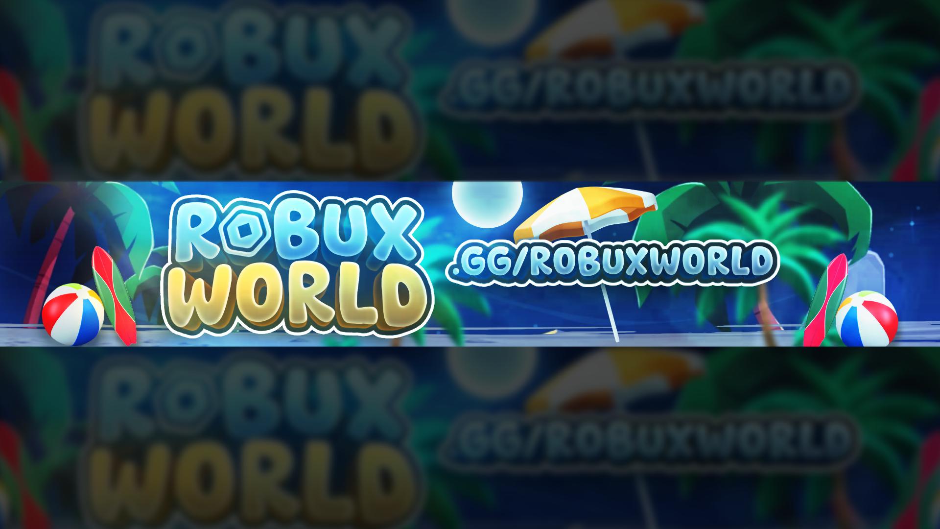 Discovery splash banner for Robux Worldβ’ | Cheapest Robux & Limiteds Discord server