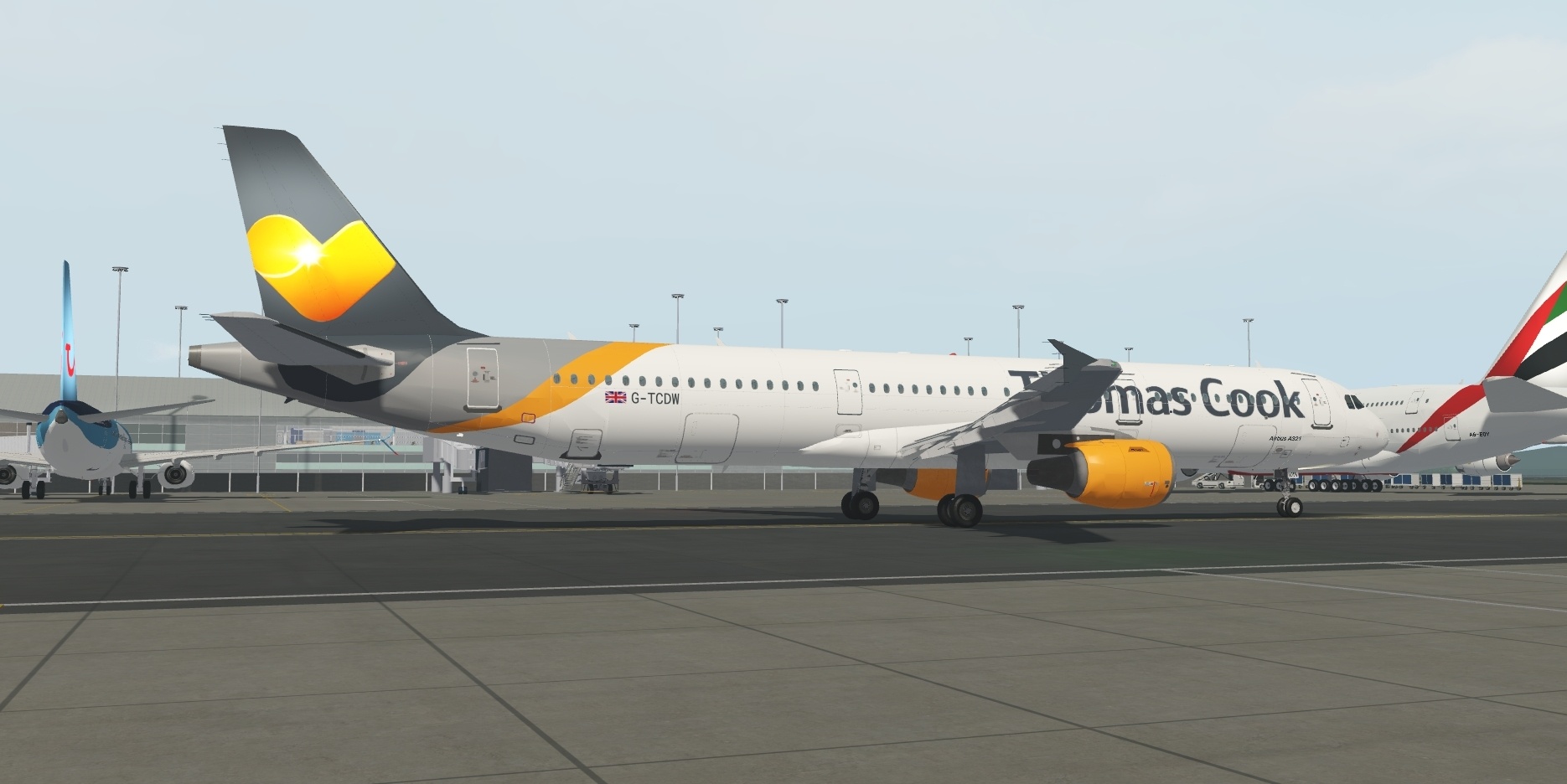 Discovery splash banner for Thomas Cook Group Airlines Discord server