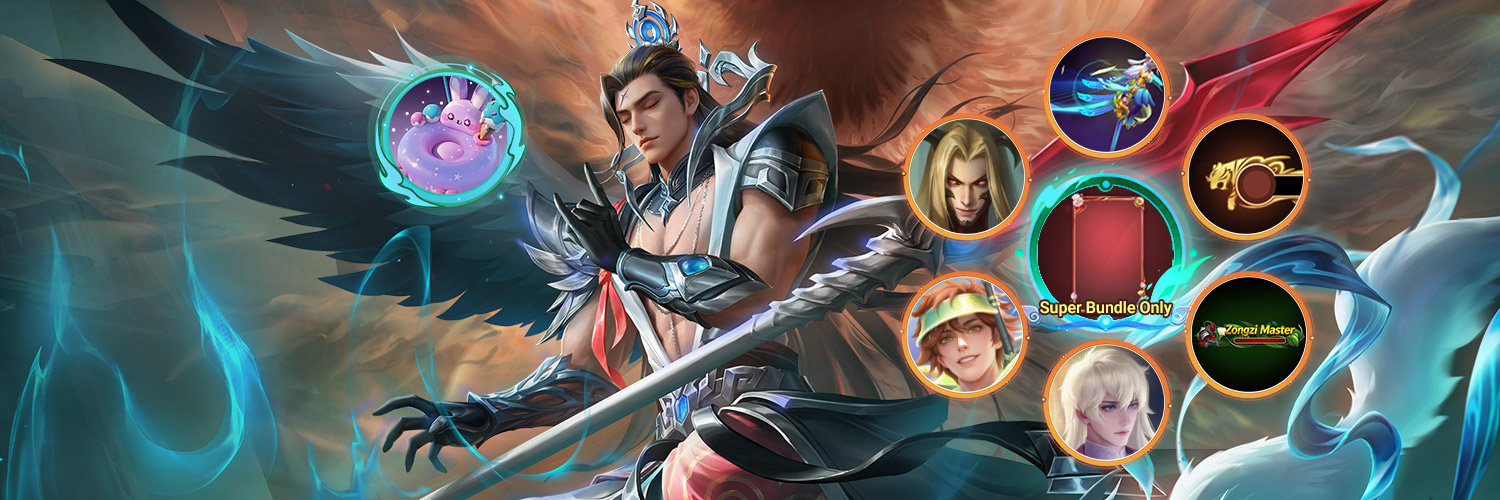 Discovery splash banner for Heroes Evolved Mobile Discord server