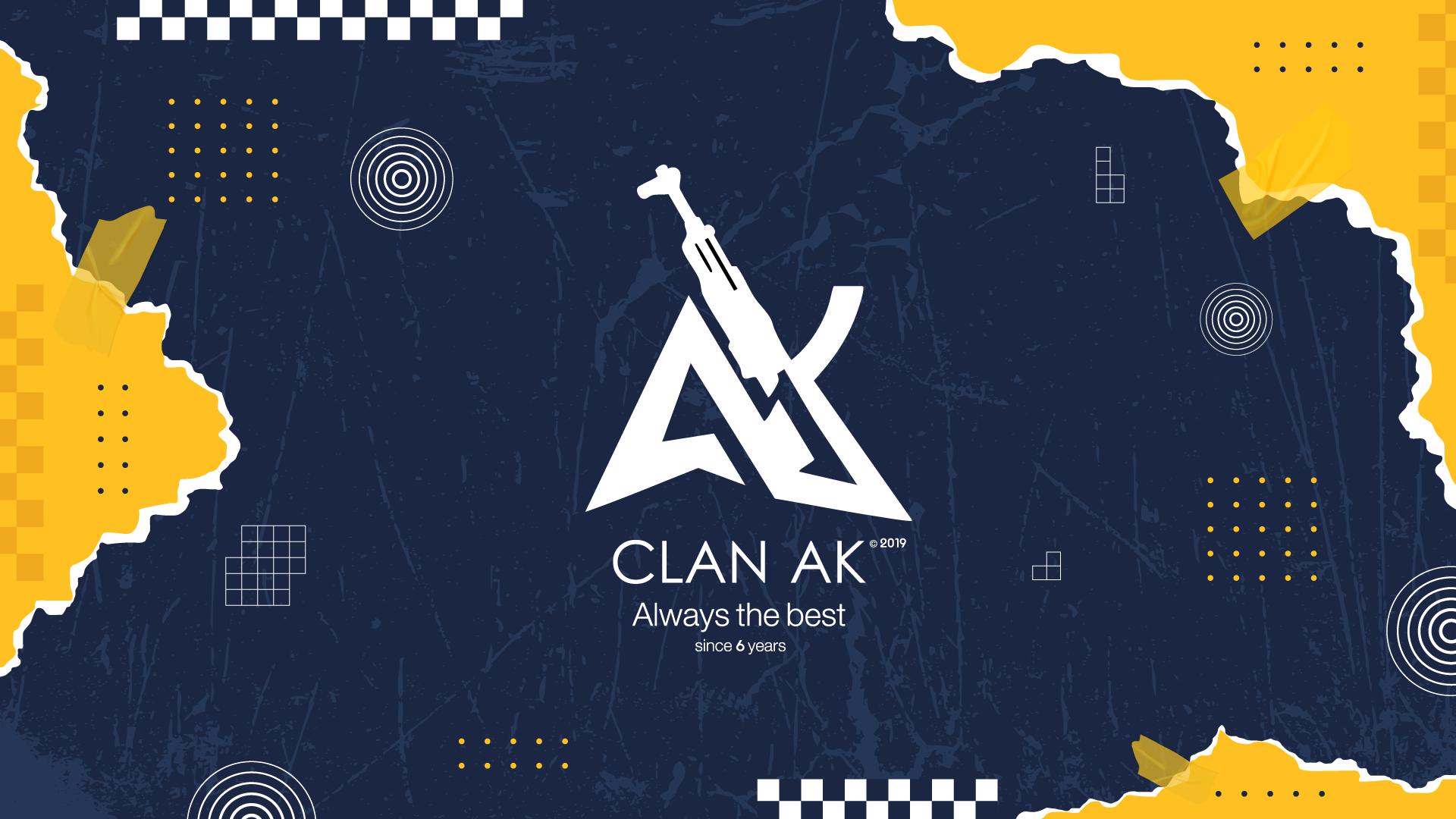 Discovery splash banner for CLAN AK Discord server