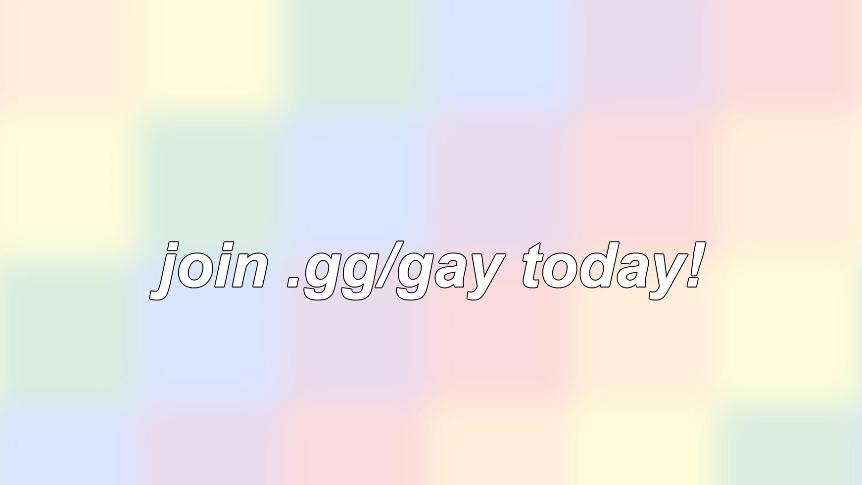 Discovery splash banner for gay irlโข ๐ เผ Discord server