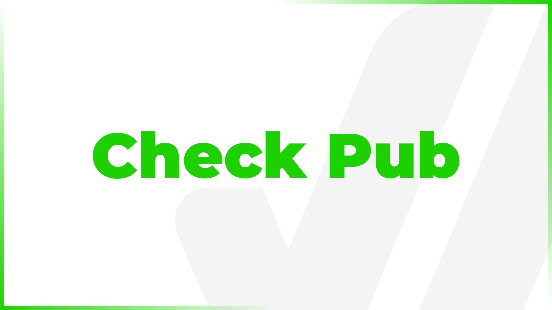Discovery splash banner for Check Pub・Support Discord server