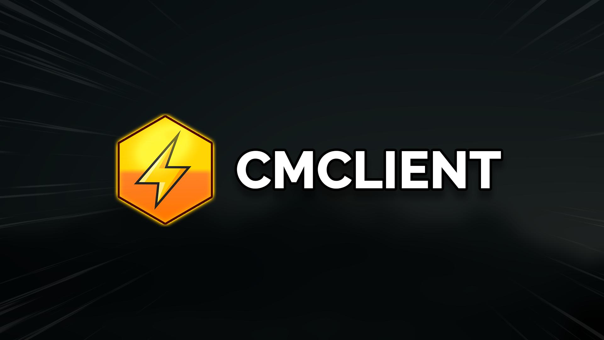 Discovery splash banner for CMCLIENT | PvP Minecraft Client Discord server