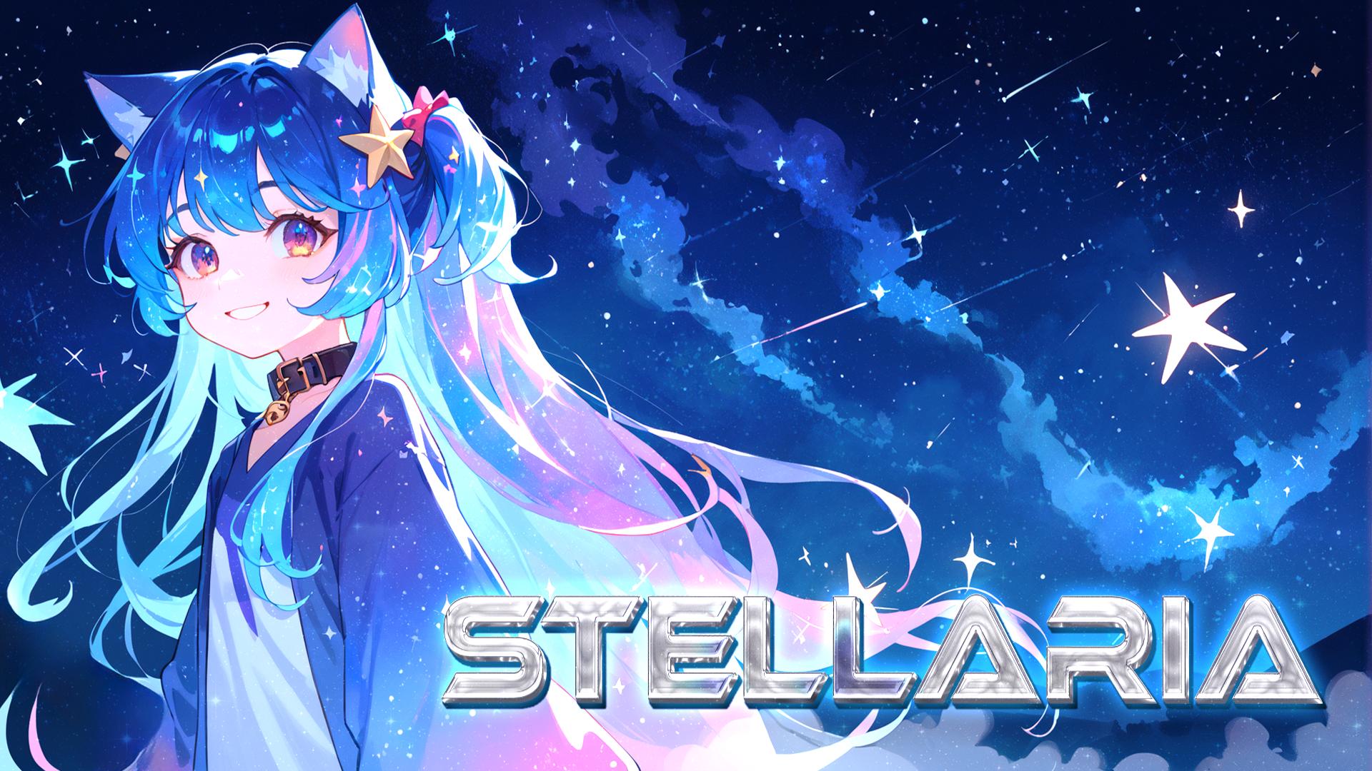 Discovery splash banner for ✨․⁺ Stellaria ⁺․ 💫・SFW・Nekos・Emotes・Cute・Social・Gaming Discord server