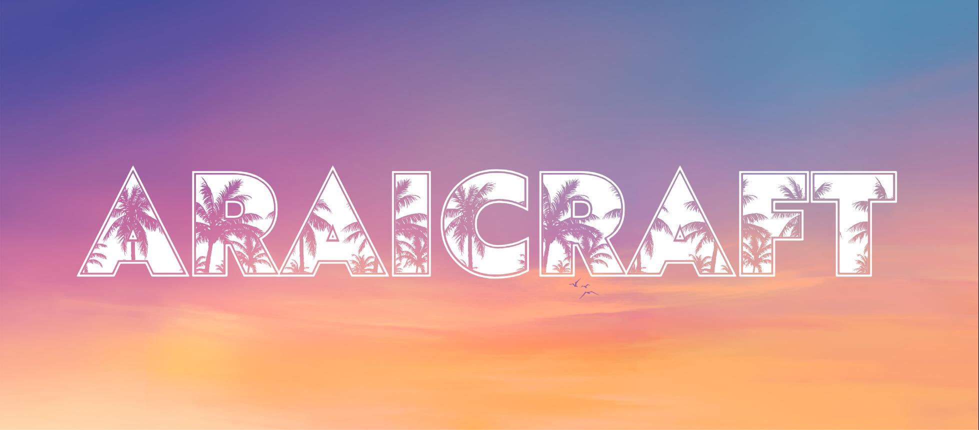 Discovery splash banner for Arai Craft Discord server