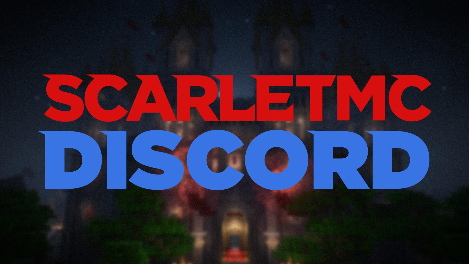 Discovery splash banner for ScarletMC Discord server