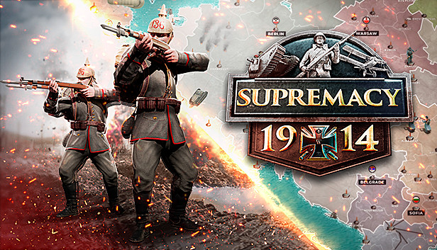 Discovery splash banner for Supremacy 1914 PTBR Discord server