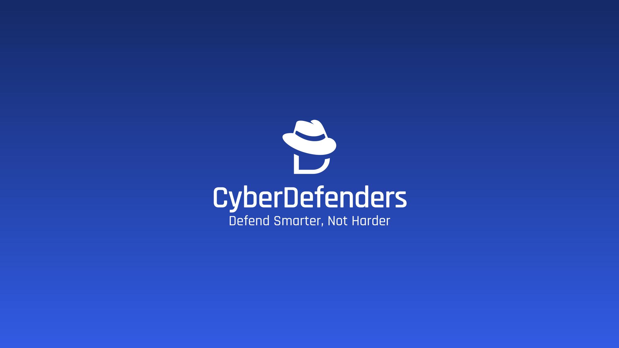 Discovery splash banner for CyberDefenders Discord server