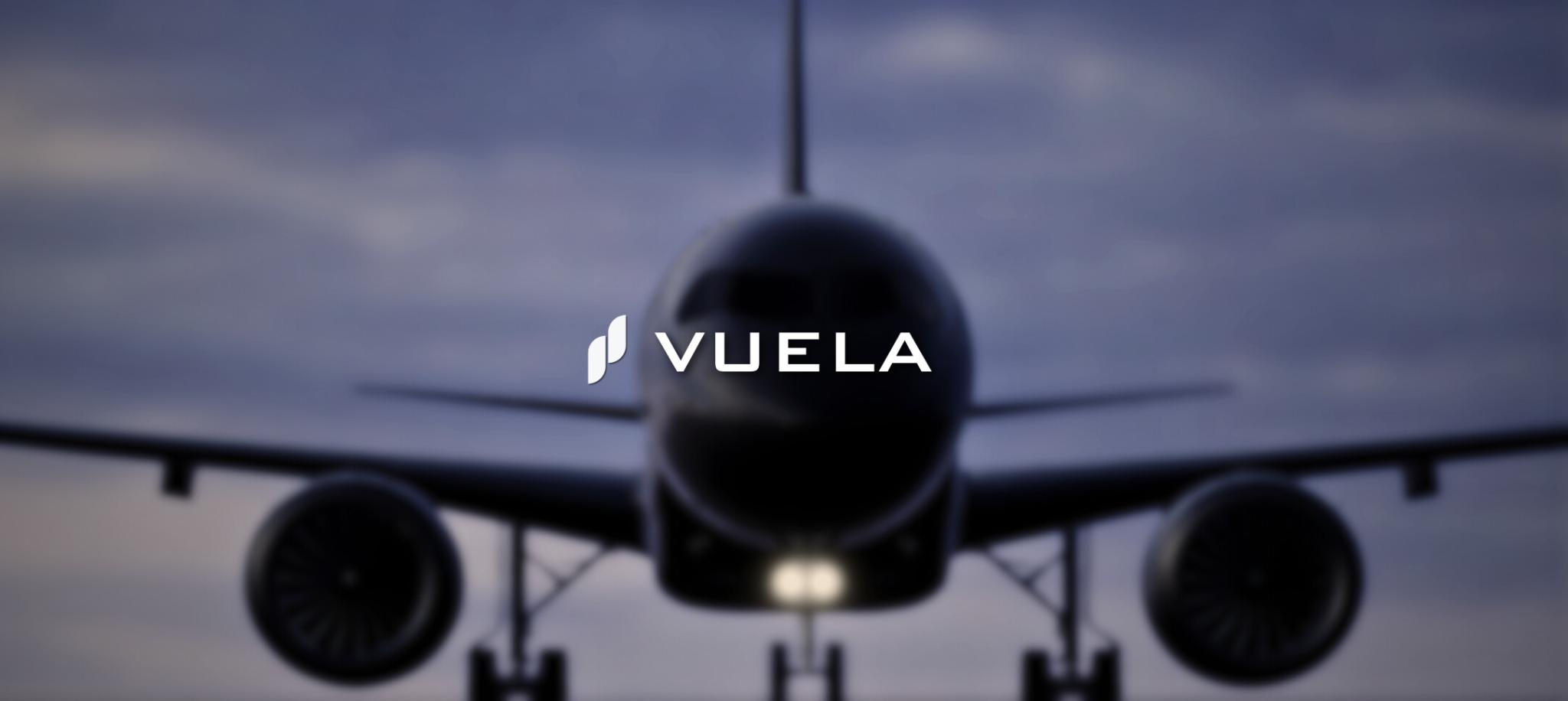 Discovery splash banner for Vuela Discord server
