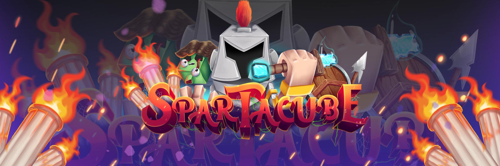 Discovery splash banner for 𝗦𝗽𝗮𝗿𝘁𝗮𝗰𝘂𝗯𝗲 - 𝗦𝘂𝗿𝘃𝗶𝗲 √4 - 𝟭.𝟮𝟭.𝟭𝟭 Discord server