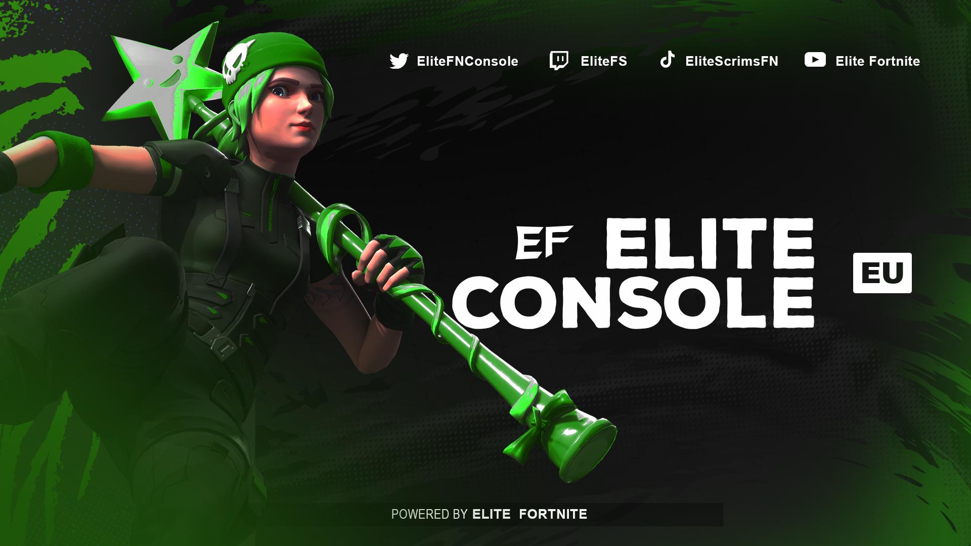 Discovery splash banner for Elite Console Discord server