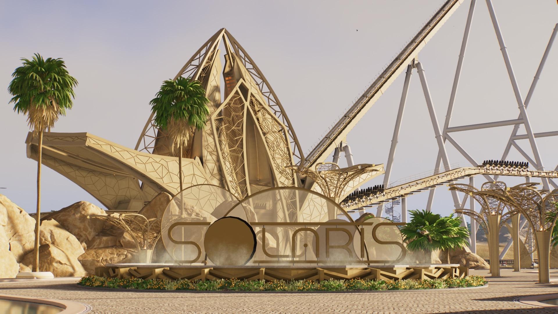 Discovery splash banner for Coaster Sim Society Discord server