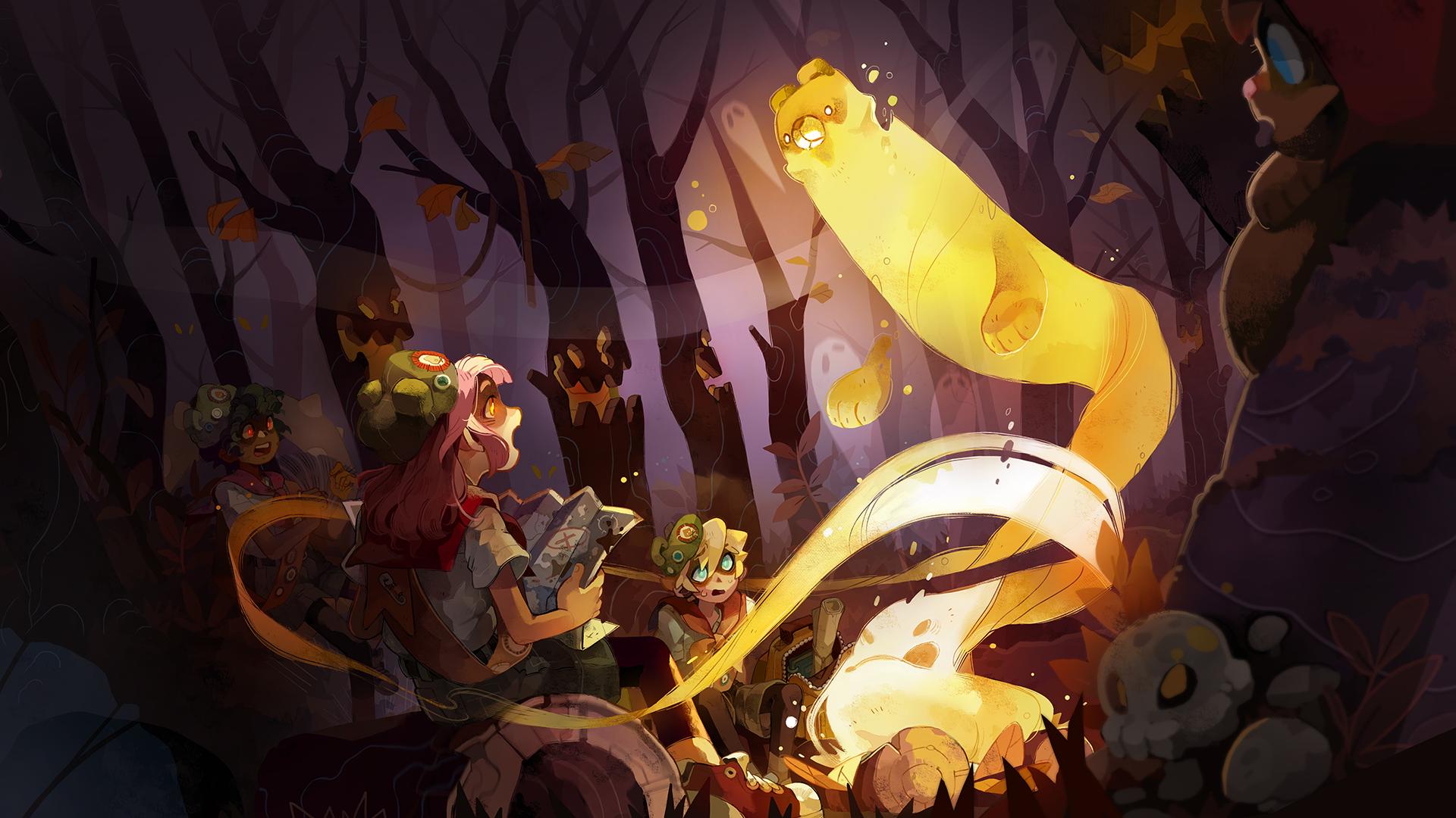 Discovery splash banner for Cozy Grove Discord server