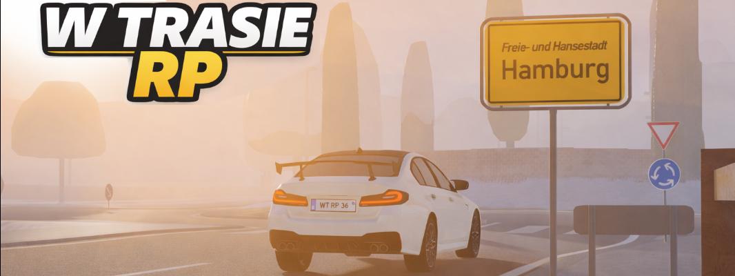 Discovery splash banner for W Trasie RP | #1 Discord server