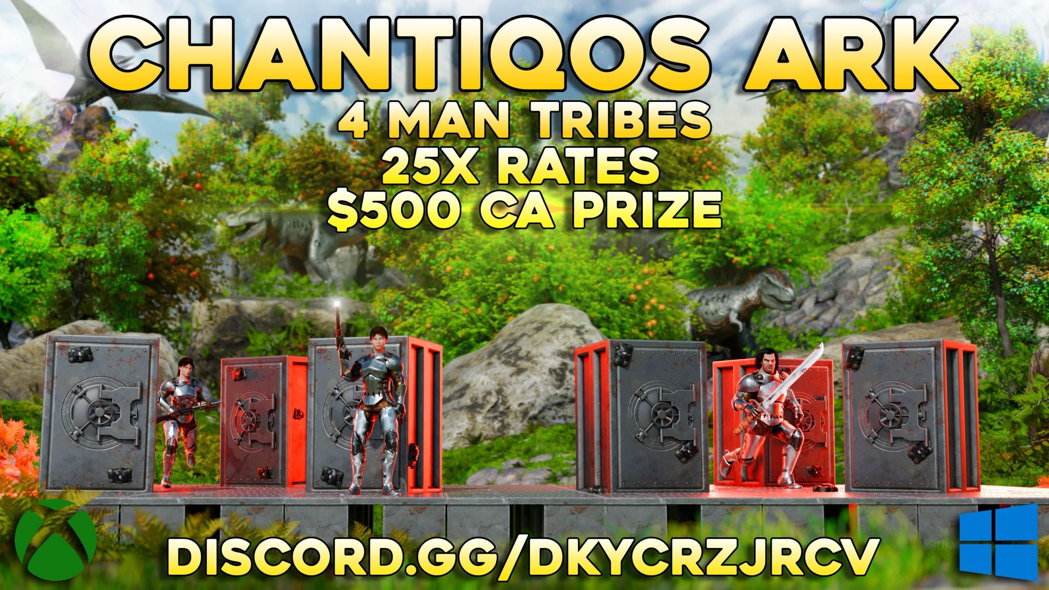 Discovery splash banner for Chantiqo 4 Man | XWIN10 | ASE | WIPES 25TH Discord server