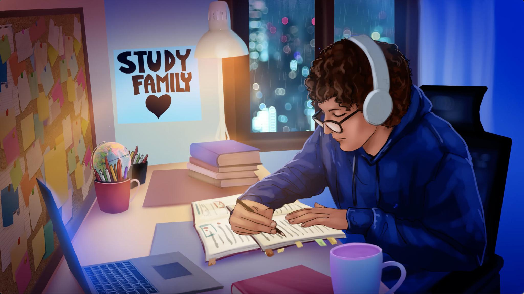 Discovery splash banner for Enrico's Study Family Discord server